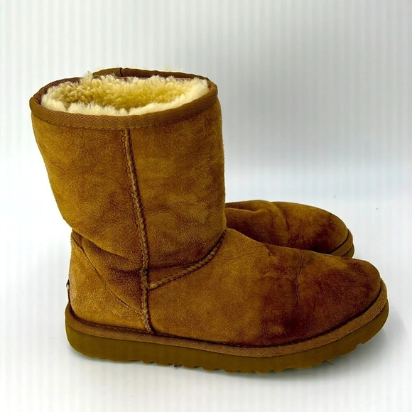 UGG Genuine Sheep Skin Mid Length Boots - Picture 1 of 5
